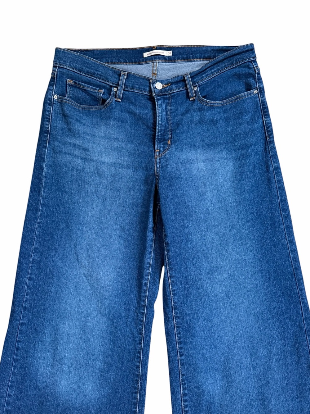 Levi's Women's 318 Shaping Wide Leg Jeans Size 32 - Picture 4 of 11
